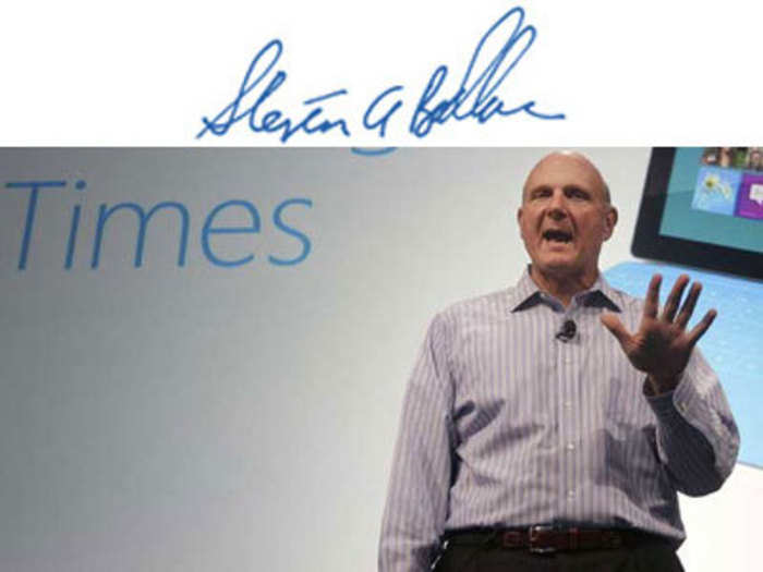 Microsoft CEO Steve Ballmer sets his own standards and doesn