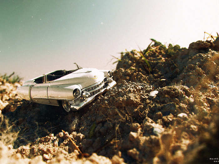 This image used a toy car as a subject