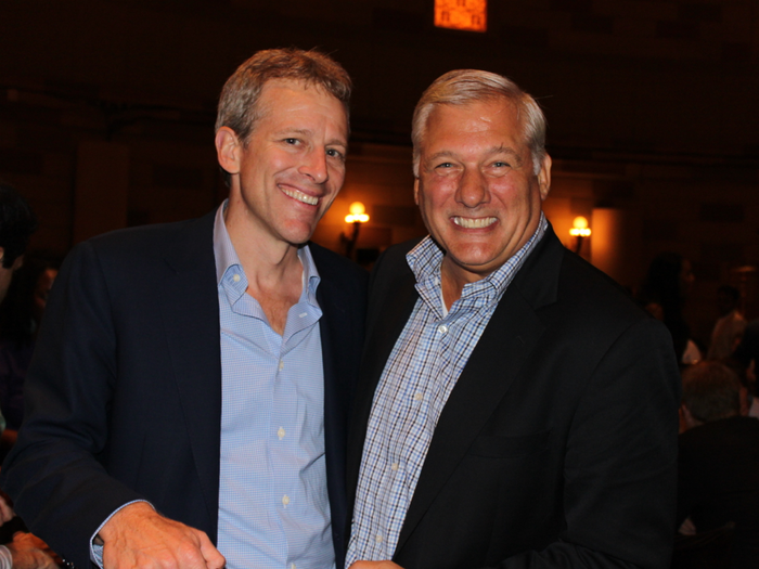 Whitney Tilson with Gary Vura.