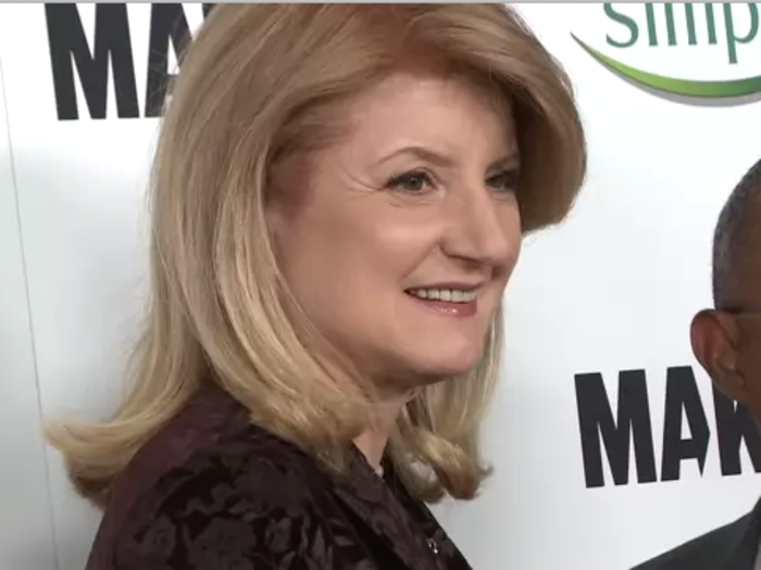 Arianna Huffington caused quite the stir when she arrived before the show.