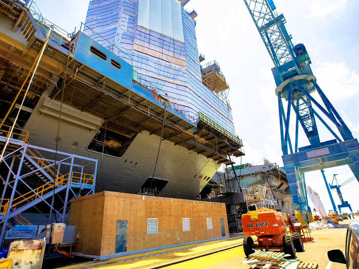 Replacing the 50-year-old Nimitz-class carrier, engineers at Ingalls designed the Ford to accept technology that won