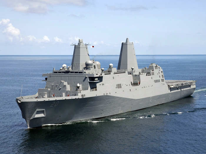 USS Green Bay (LPD-20) can transport over 800 Marines anywhere in the world.