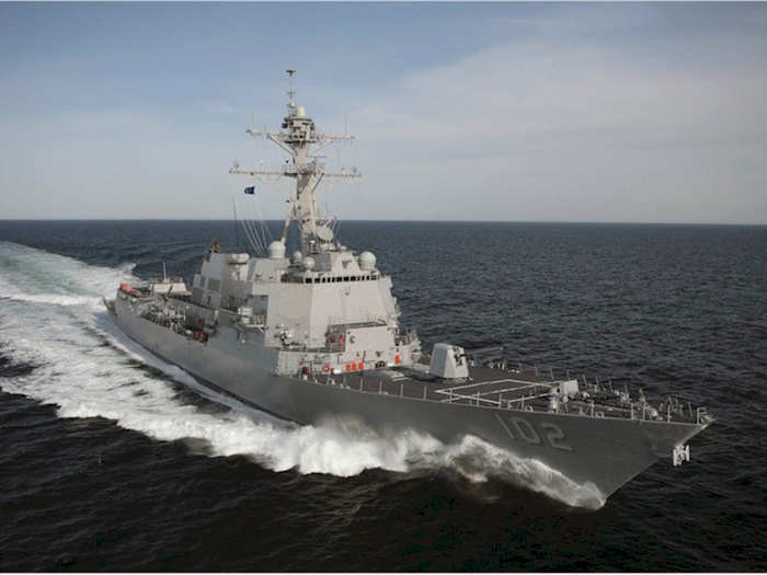 The USS Sampson (DDG-102) is a destroyer, and was featured in the 2012 film "Battleship."