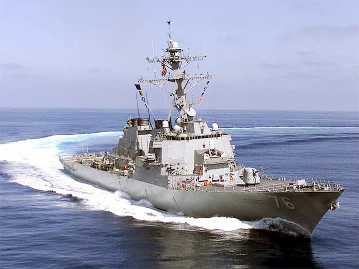 The USS Higgins (DDG-76) is also a destroyer, but performed logistical support for earthquake relief efforts in Haiti in 2010.