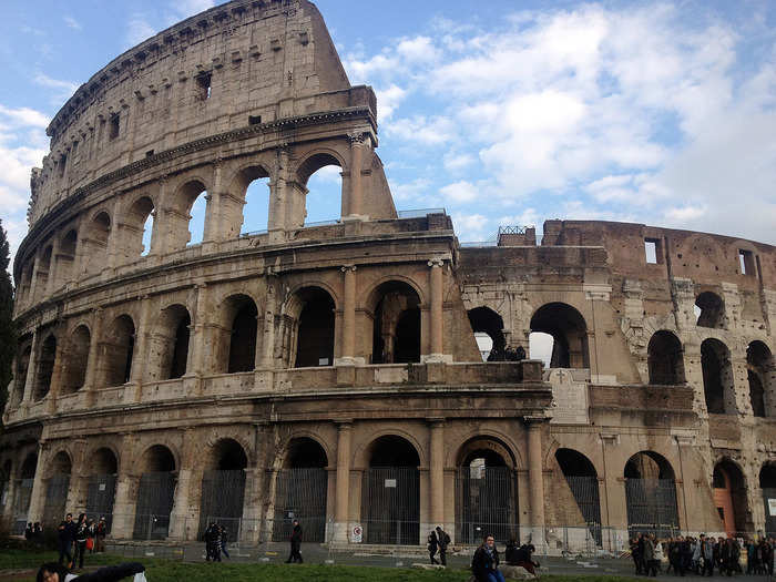 Much to my chagrin, I was a few minutes too late. The Colosseum had just closed for the day.