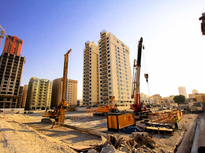 Bahrain is in the midst of a massive construction boom.