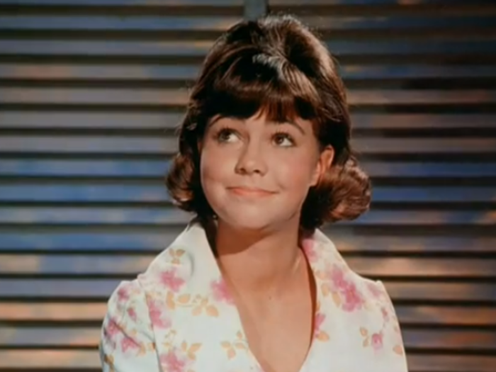 ... but 40 years earlier she starred as a surfer on short-lived TV series "Gidget" in 1962.