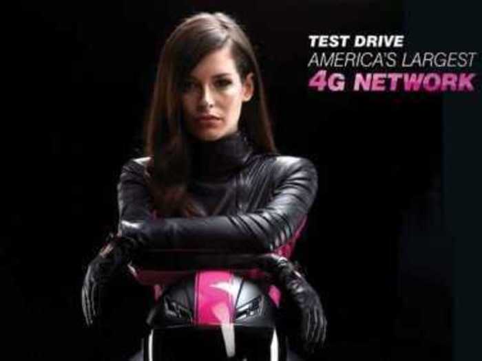 26 percent of respondents want more of the T-Mobile Girl, who went from girl in pink to bad girl in biker gear.