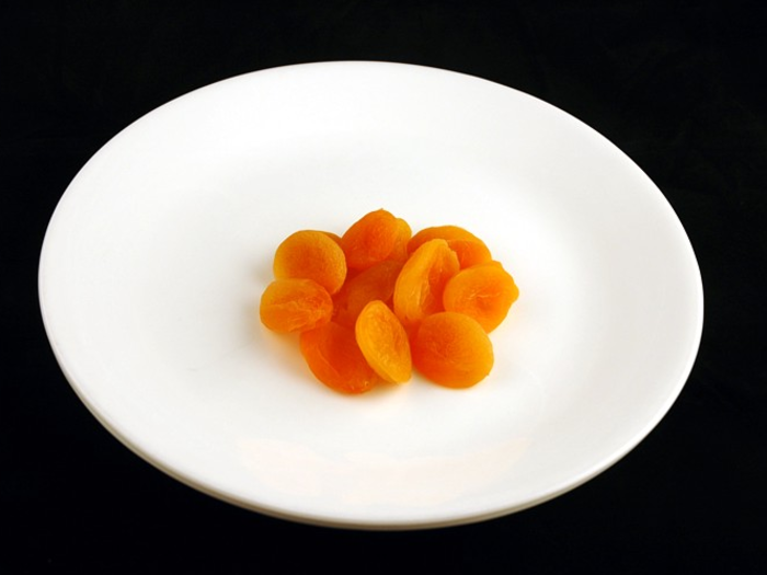 Dried apricots.