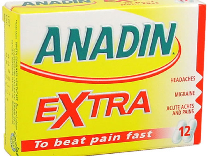 Strangely, Anacin is called Anadin in the U.K.