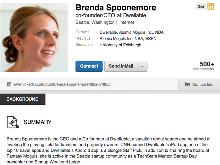 Brenda Spoonemore, Dwellable