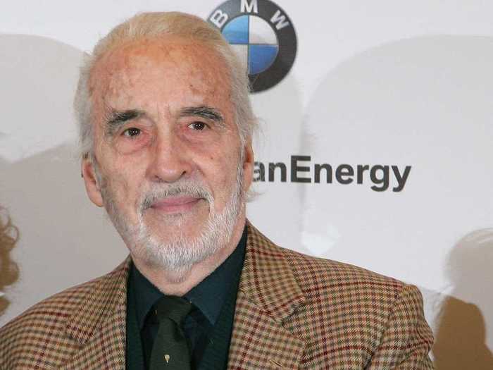 Age 90: Christopher Lee