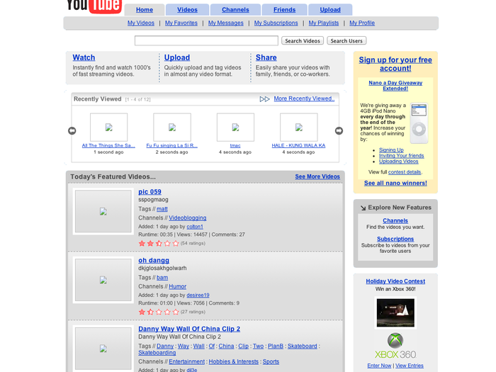 YouTube officially launched out of beta on Dec. 15, 2005