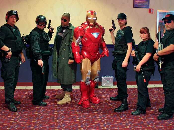 Gunmen stormed an "Iron Man 3" screening