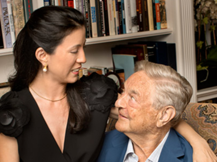 George Soros and Tamiko Bolton