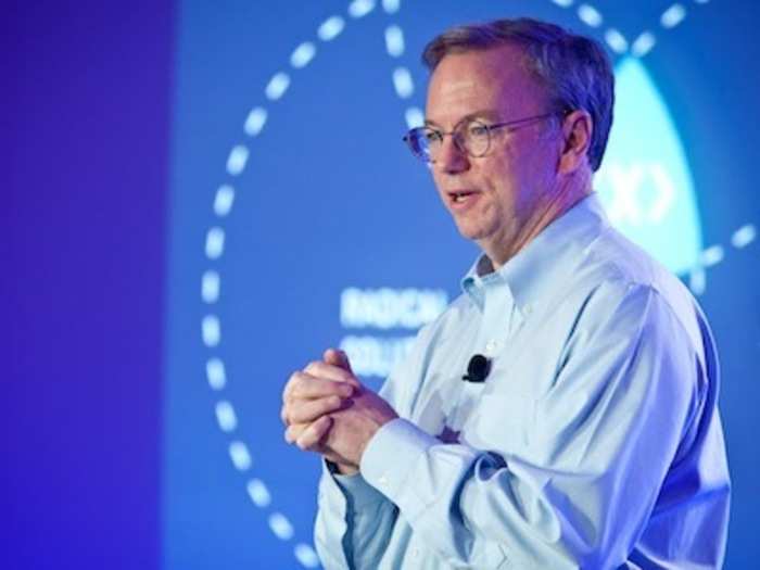 Eric Schmidt, executive chairman, Google