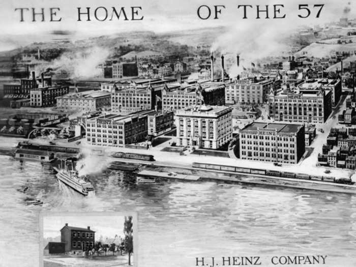 At 16, Heinz began making three weekly deliveries to Pittsburgh, Penn (1860).