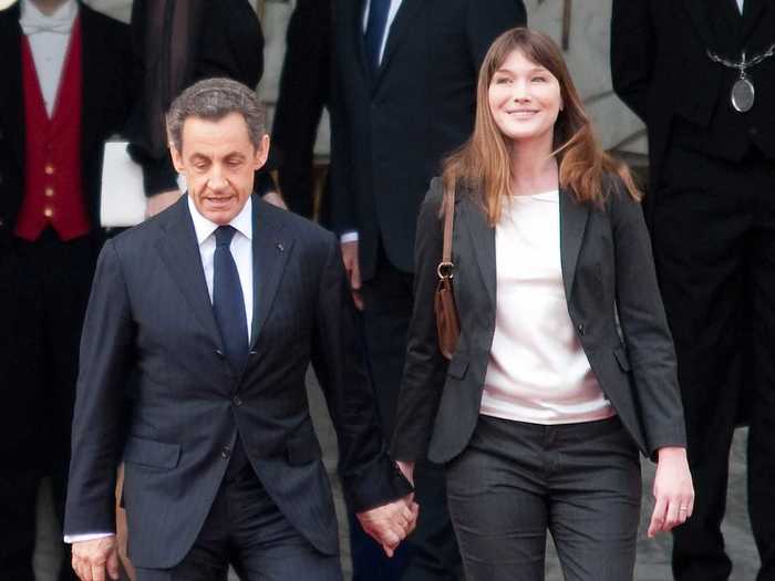 After all those years on the catwalk, ex-supermodel Carla Bruni must be relieved to be constantly in flats with husband Nicolas Sarkozy.