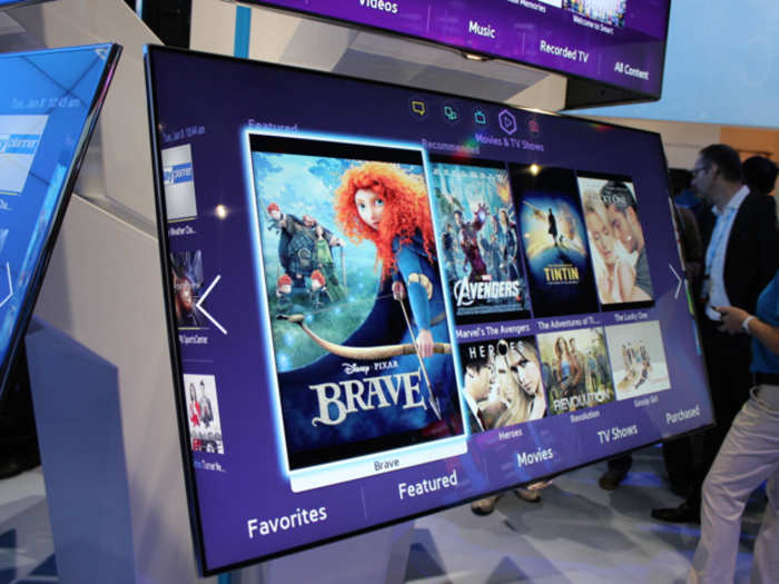 Samsung showed off its take on the future of television at the 2013 Consumer Electronics Show. The company