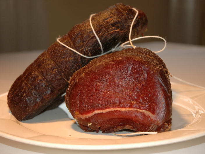 Horse meat is very popular in Italy – pictured below is a 