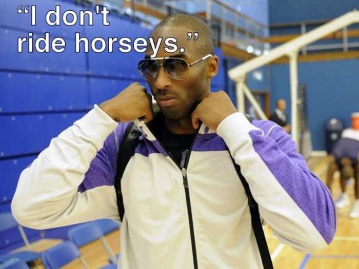 Kobe responds when asked why he didn