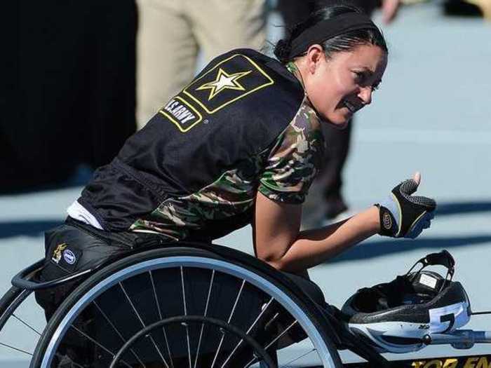 Spc. Elizabeth Wasil overcame combat injuries to become an all-star Army athlete.