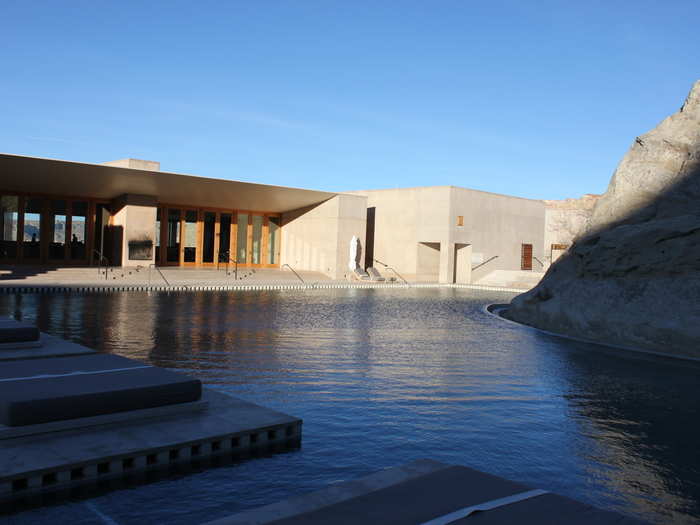 The pool is heated to more than 80 degrees at all times.