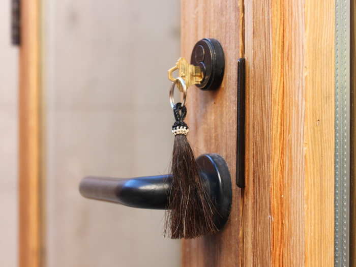 Unlike most hotels, the Amangiri uses actual keys for its doors.