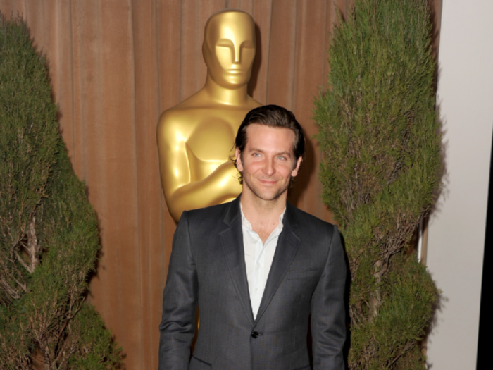 Bradley Cooper, nominated for a Best Actor award for "Silver Linings Playbook," looked sleek in a suit.