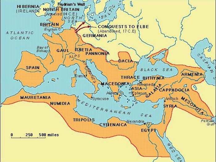 Roman Empire under Trajan: how the West got its languages.