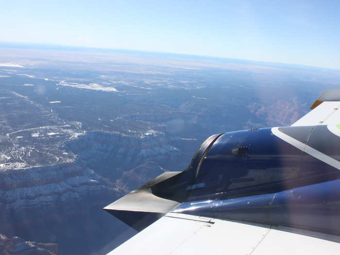 Before long, we were flying over Grand Canyon National Park.