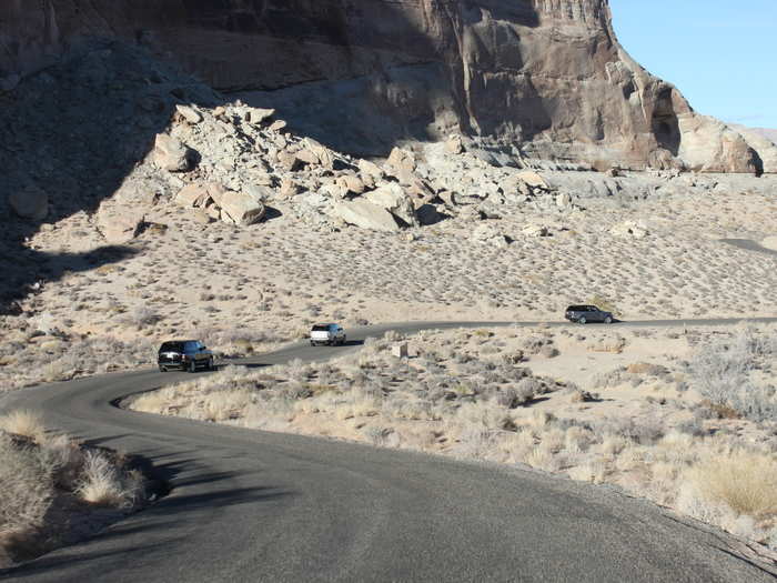 And headed into the desert, where we spent the next two days driving the new luxury SUV.