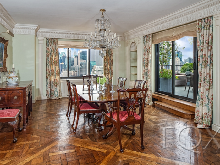 The formal dining room can easily sit 20, according to the real estate listing.