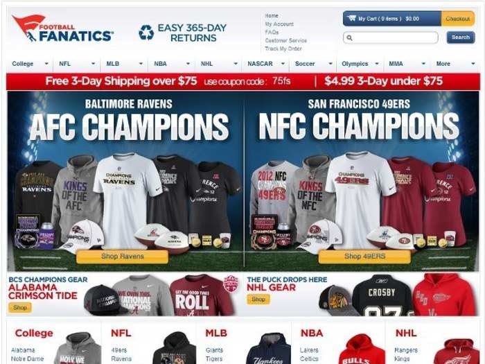 ANSWER: Legitimate! The site carries Super Bowl swag from coffee mugs to keychains.