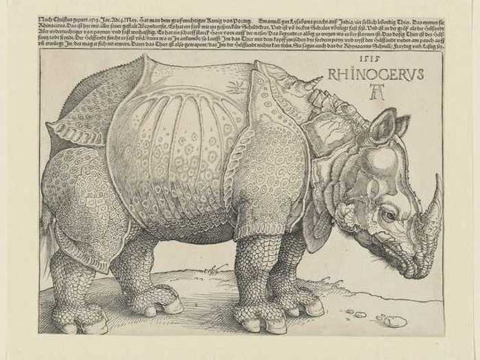 A woodcut called "The Rhinoceros" sold for $866,500