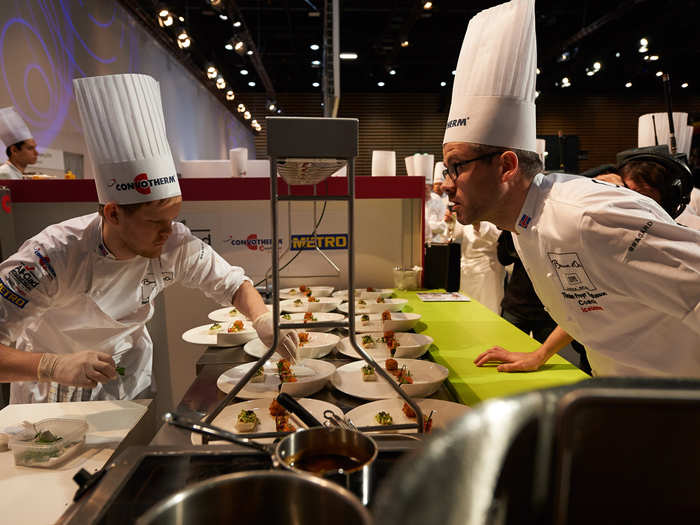 The competition can get really intense since each dish needs to be perfect, from the ingredients to the presentation. Each team trains for months to compete.