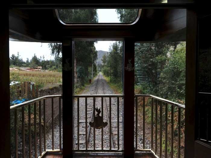 The best places to catch them might be the open observation deck at the rear of the train.