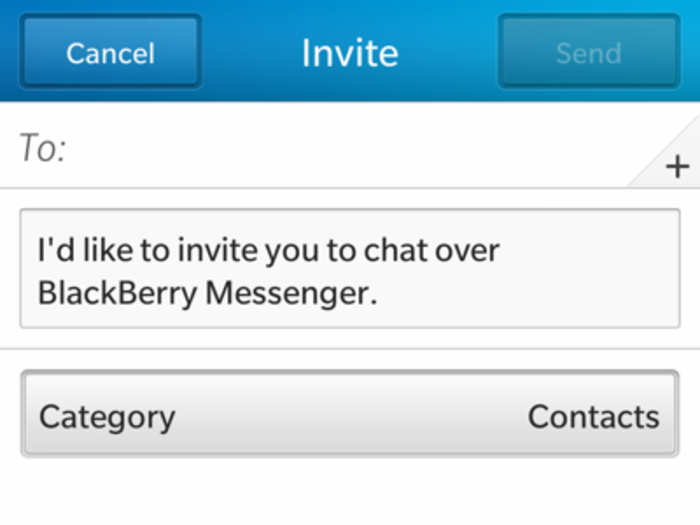 You can invite new people to be your BBM friend by using the person