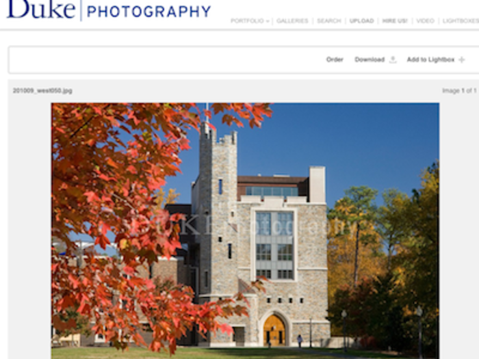 He went on to attend Duke. There is now a dorm there named after his family.