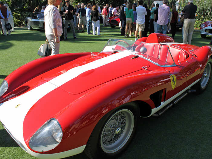 This 1957 TRC 500 drew lots of looks. A similar car sold for nearly $4 million at auction last year.