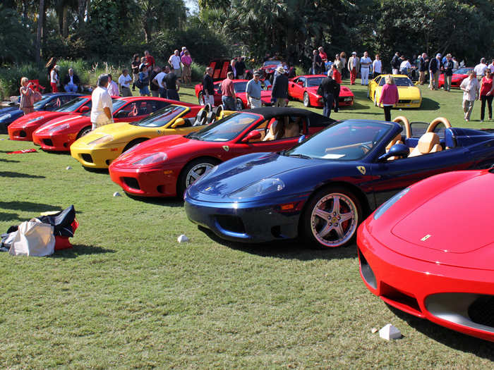 These supercars were all just a few years old.