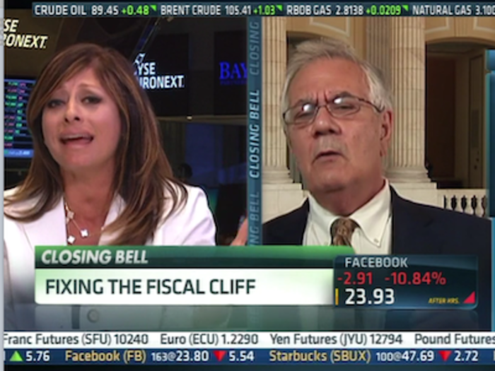 Maria Bartiromo vs. Barney Frank