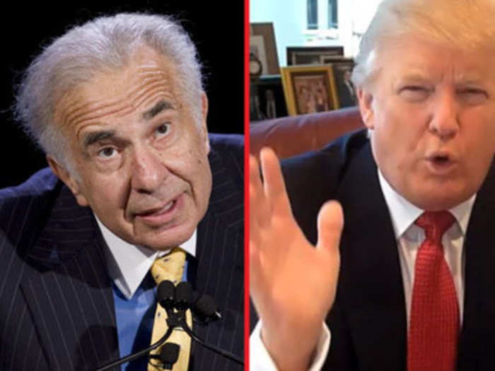 Donald Trump vs. Carl Icahn