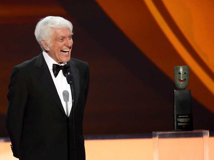 Dick Van Dyke was presented with the Lifetime Achievement Award.