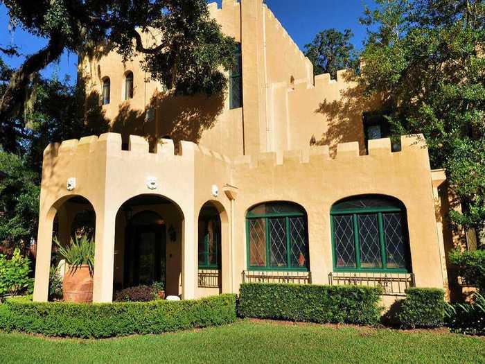 This castle sits on the beach in St. Augustine, Fla.