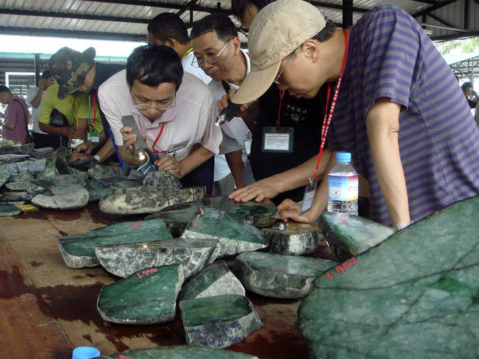 Myanmar is rich in precious stones like jade, and prices have skyrocketed because of Chinese demand.