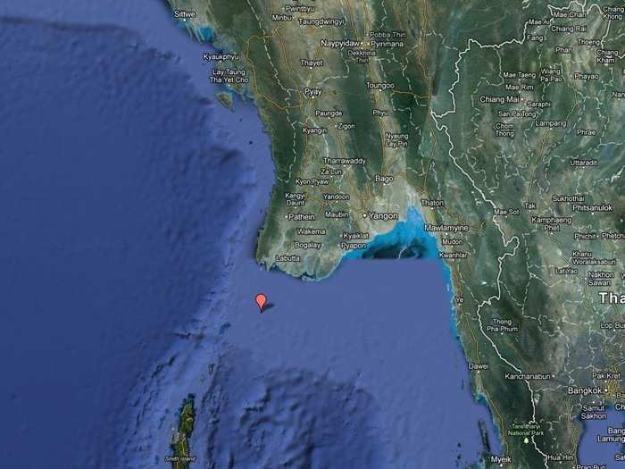 Myanmar is said to have between 11–23 trillion cubic feet in natural gas reserves. Shown here is French energy giant Total, which operates the Yadana field, the first offshore project in Myanmar.