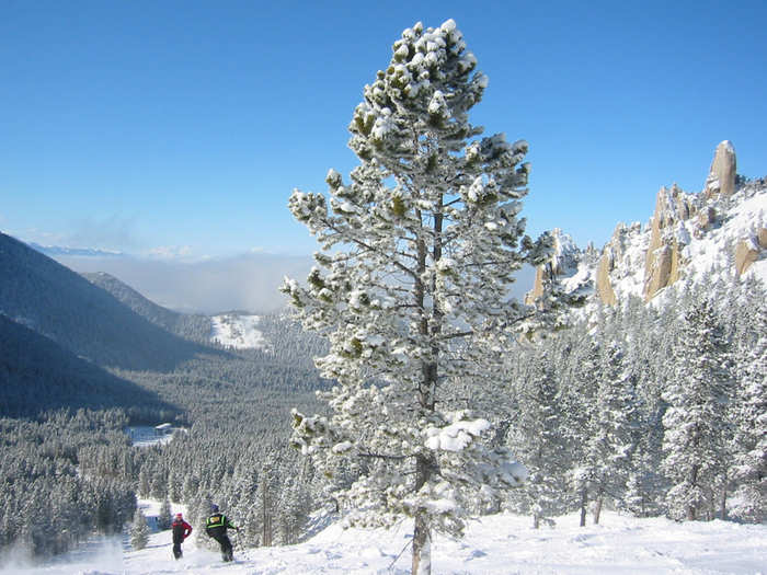 But the main reason to come to Red Lodge in the winter is to ski at the Red Lodge Mountain Resort.