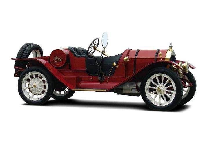 Despite, or perhaps because of, its absurd windshield, a 1913 Fiat Tipo 55 sold for $198,000. The 