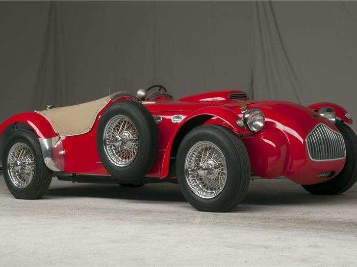 The now-defunct Allard Motor Car Company built this J2X racecar in 1952; someone paid $220,000 for it in Scotsdale.